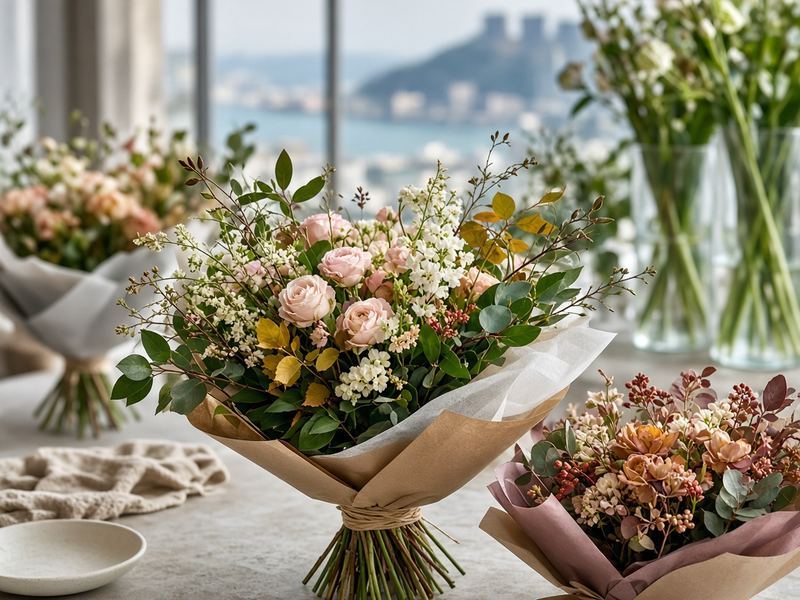 Seasonal bouquets at Studio Strigsepti